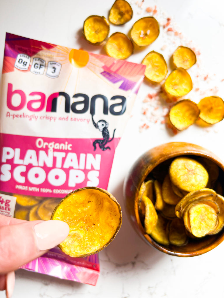 Organic Plantain Scoops - Himalayan Pink Salt - Barnana Organic Plantain Scoops - Himalayan Pink Salt - Barnana