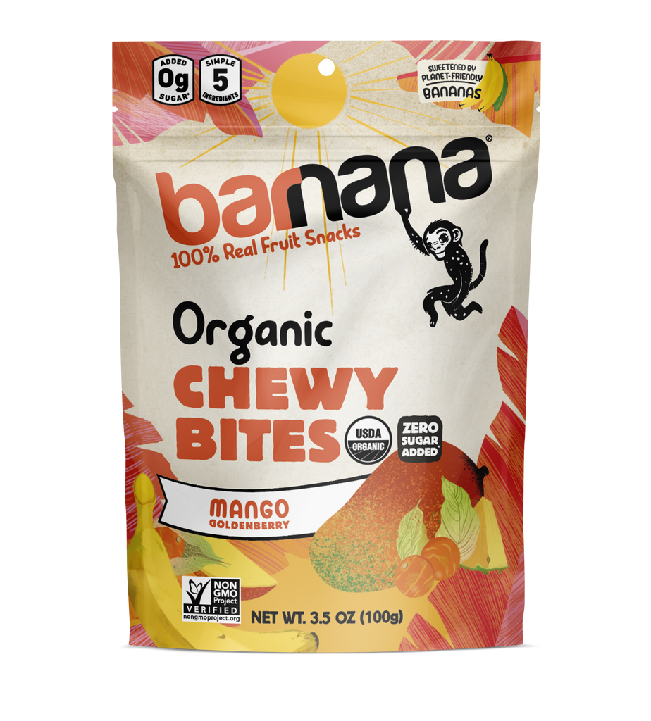 Organic Chewy Banana Bites Barnana