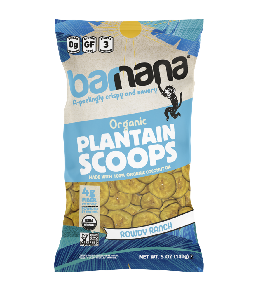 Organic Plantain Scoops - Rowdy ranch - Barnana